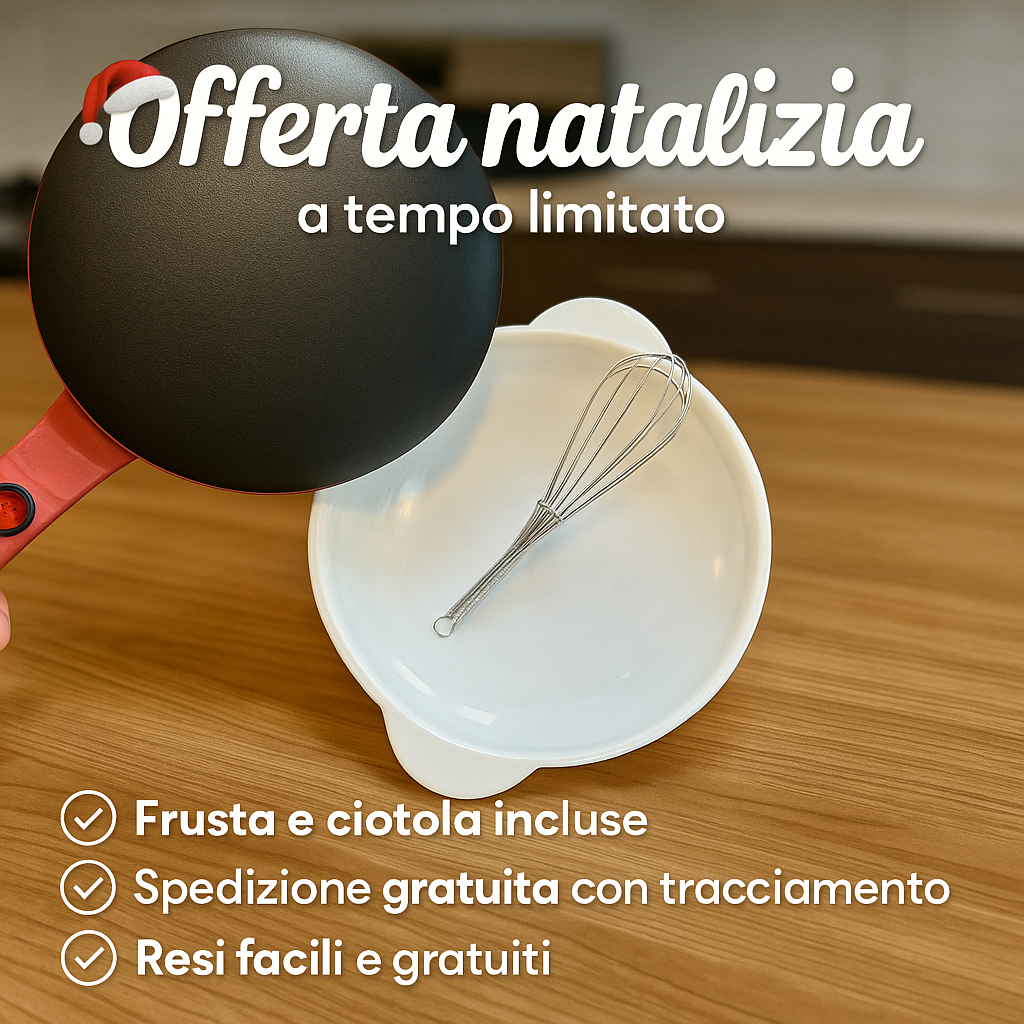 CrêpeMaster™ – Piastra Antiaderente Professionale per Crêpe Perfette